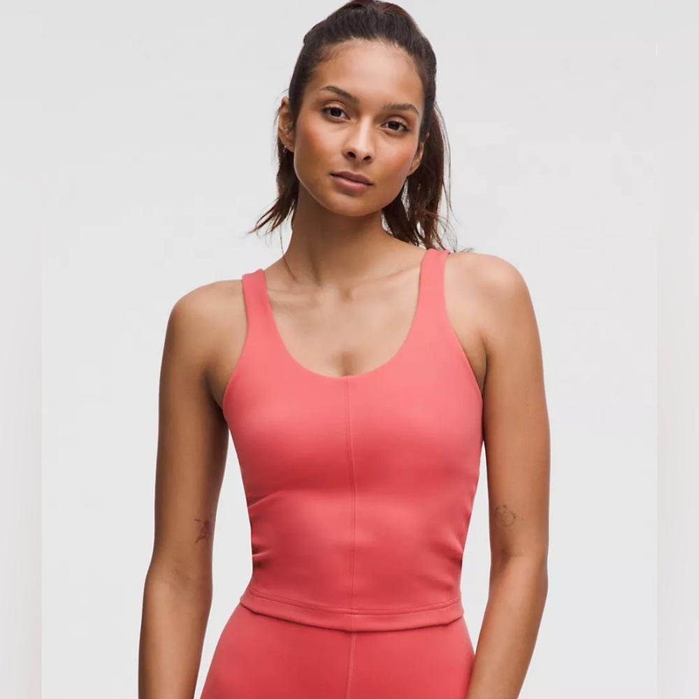 NWT Lululemon Glow Up Tank Top Medium Support, B/C Cup size 12 $78 retail